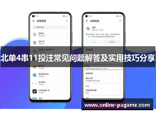 北单4串11投注常见问题解答及实用技巧分享